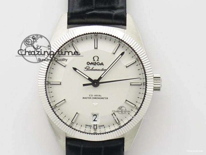 0509 Sophisticated Seamaster Edizione Venezia RG Best Edition Black Dial On Leather Strap A 8125